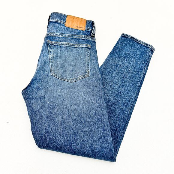 Madewell Men's Relaxed Taper Med/Dark Wash Denim Jeans Size 28 x 32 - Picture 9 of 9